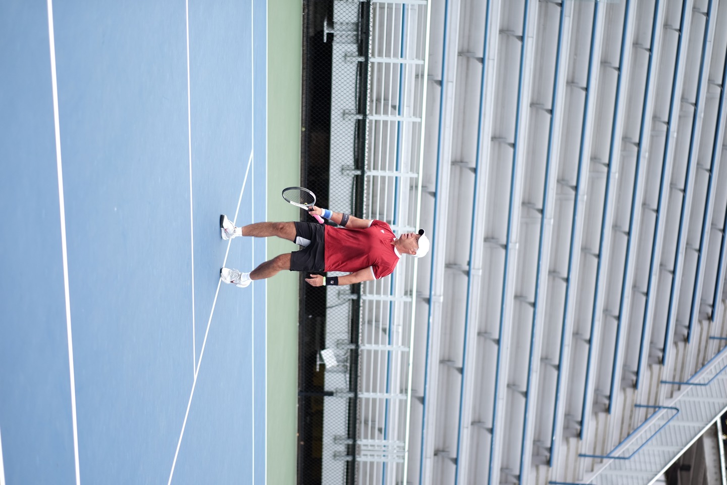 Sunday Club tennis player in action at the Billie Jean King National Tennis Center, photo 28