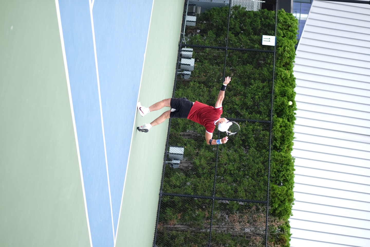 Sunday Club tennis player in action at the Billie Jean King National Tennis Center, photo 29