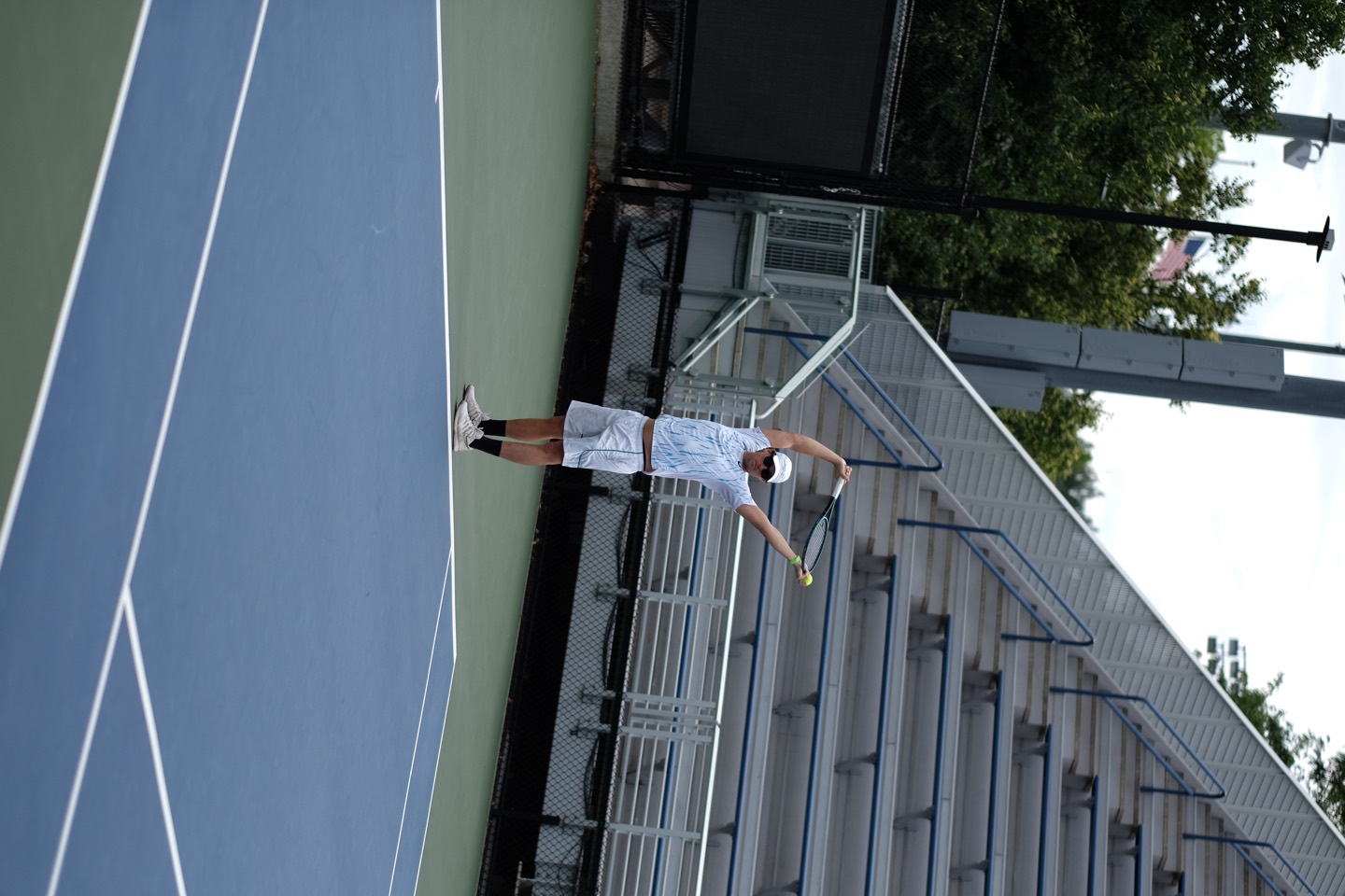 Sunday Club tennis player in action at the Billie Jean King National Tennis Center, photo 23