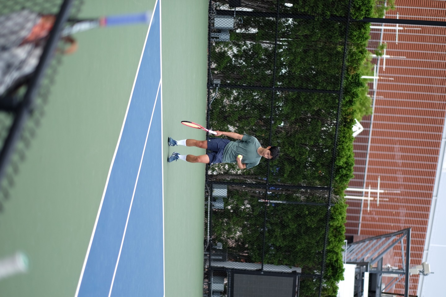 Sunday Club tennis player in action at the Billie Jean King National Tennis Center, photo 33