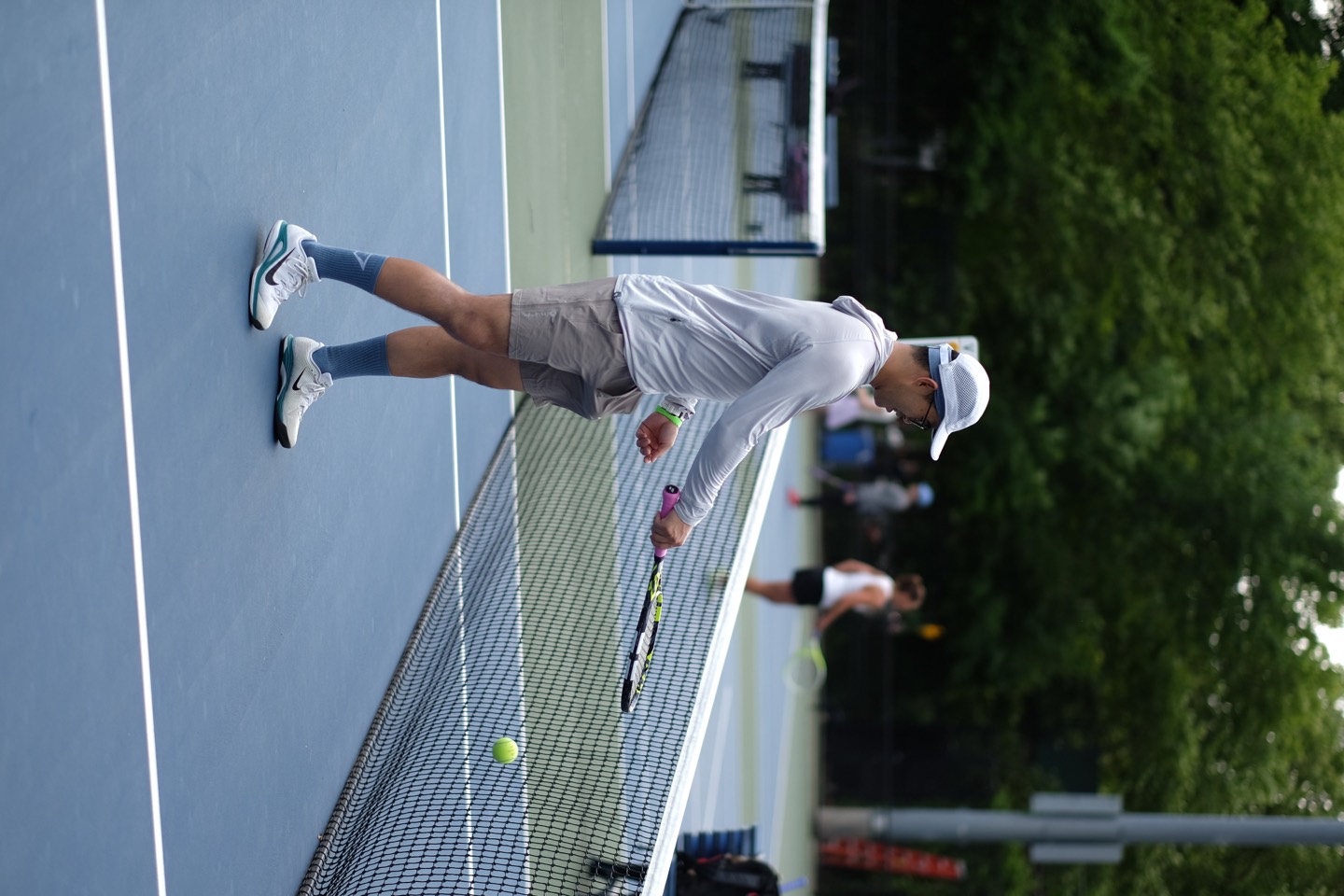 Sunday Club tennis player in action at the Billie Jean King National Tennis Center, photo 34