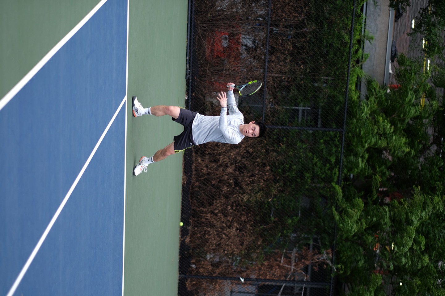 Sunday Club tennis player in action at the Billie Jean King National Tennis Center, photo 32