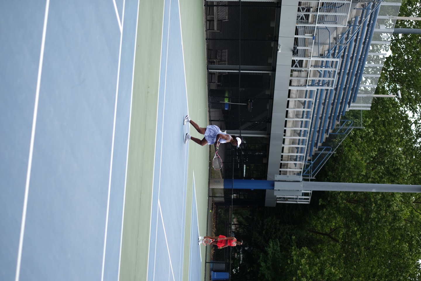 Sunday Club tennis player in action at the Billie Jean King National Tennis Center, photo 16