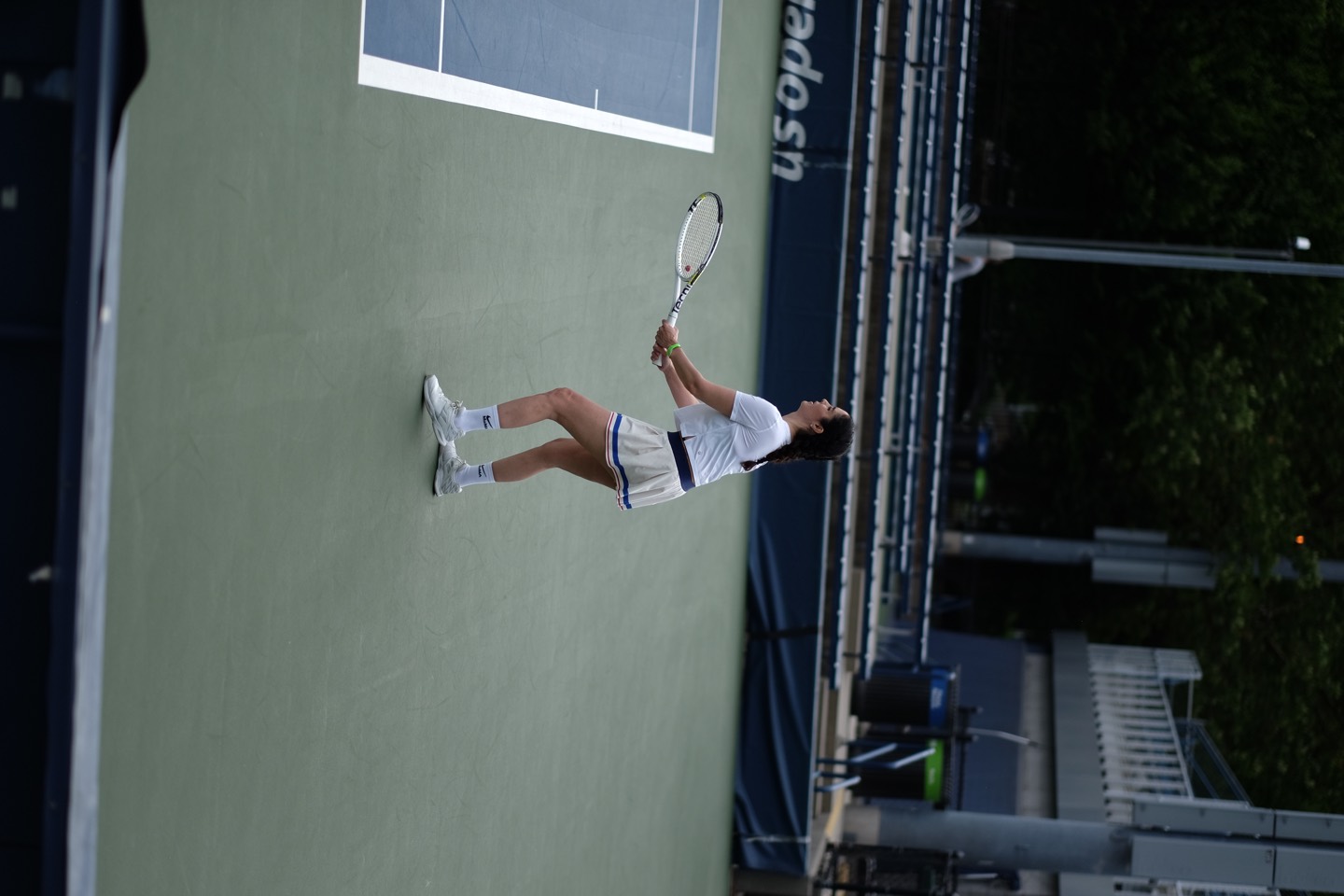 Sunday Club tennis player in action at the Billie Jean King National Tennis Center, photo 9