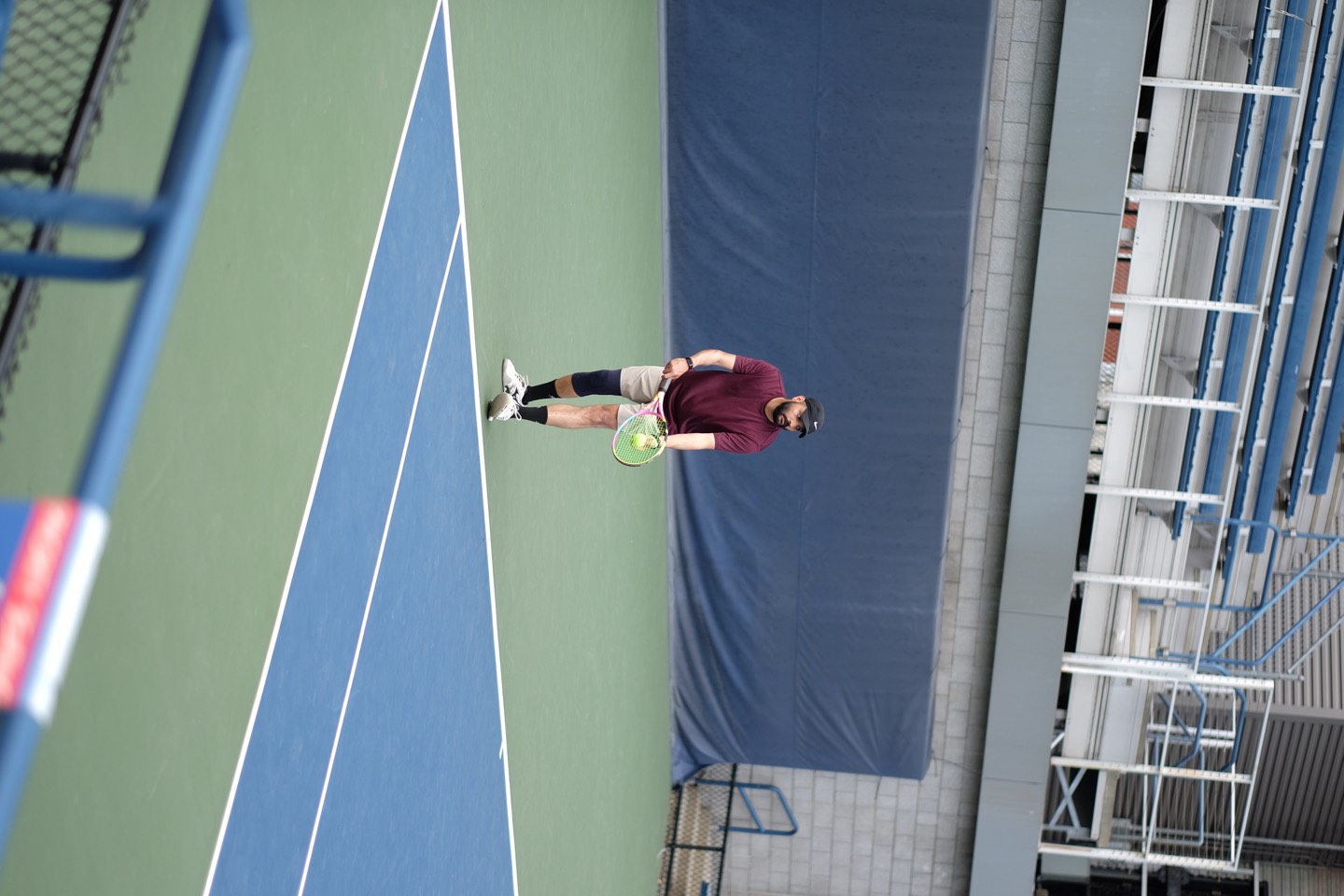 Sunday Club tennis player in action at the Billie Jean King National Tennis Center, photo 19