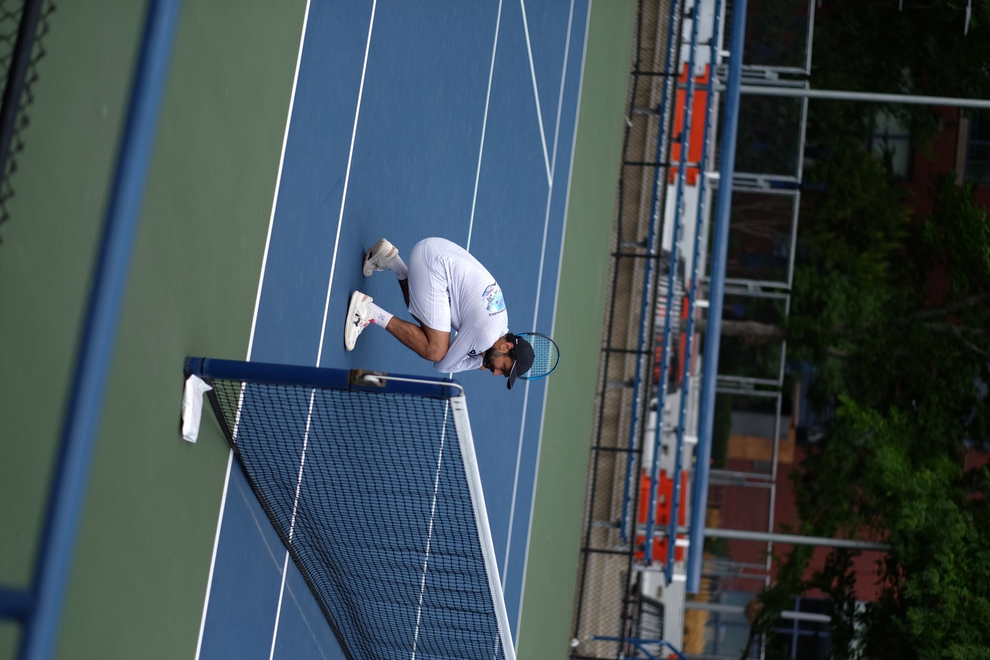 Sunday Club tennis player in action at the Billie Jean King National Tennis Center, photo 12