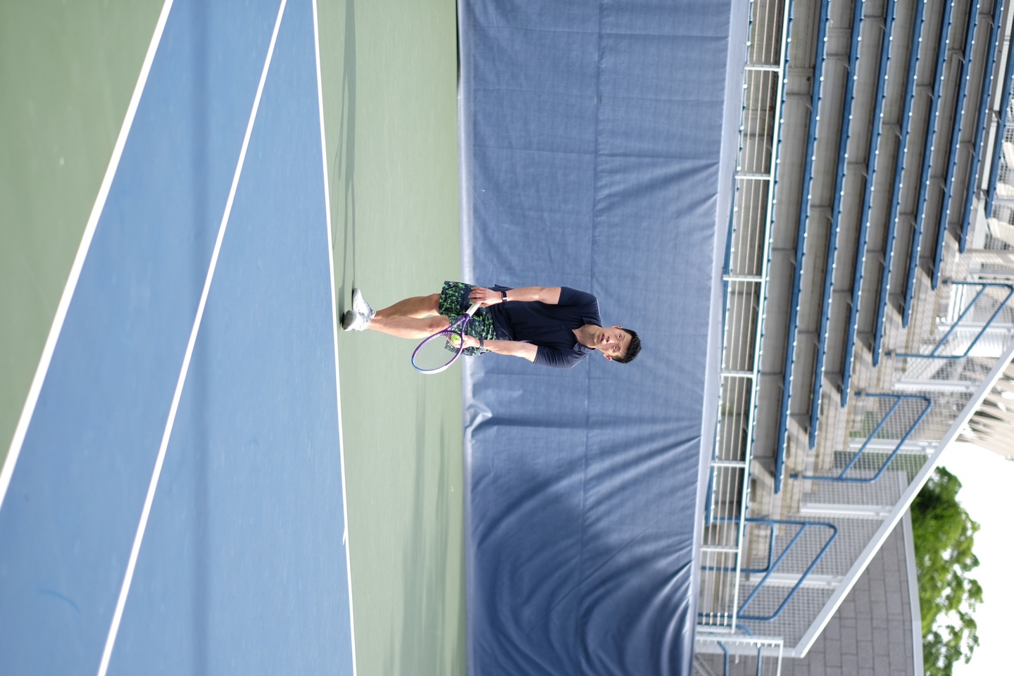 Sunday Club tennis player in action at the Billie Jean King National Tennis Center, photo 14