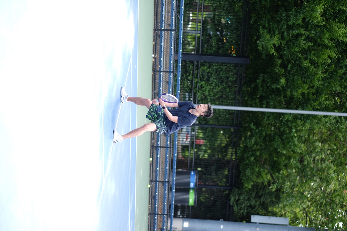 Sunday Club tennis player in action at the Billie Jean King National Tennis Center, photo 4