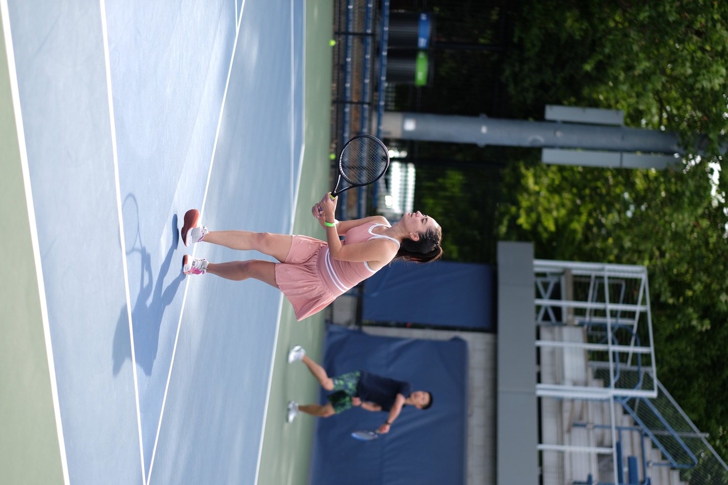Sunday Club tennis player in action at the Billie Jean King National Tennis Center, photo 10
