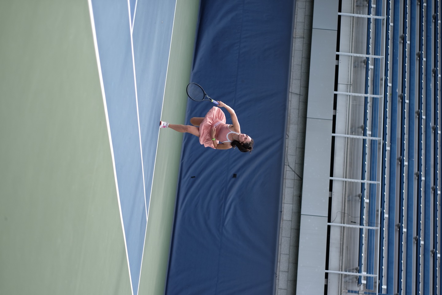 Sunday Club tennis player in action at the Billie Jean King National Tennis Center, photo 6