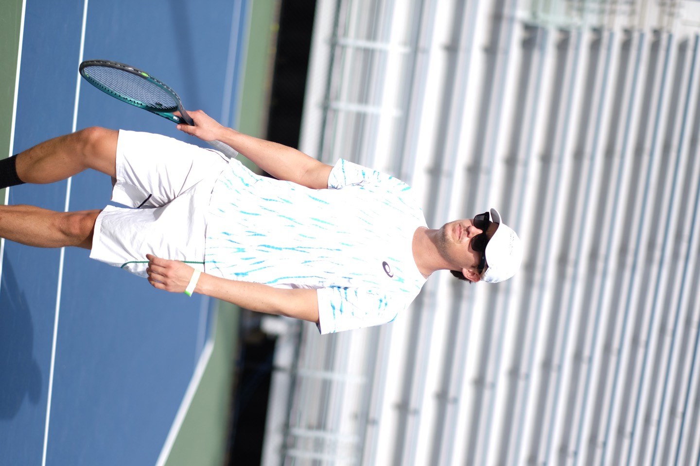 Sunday Club tennis player in action at the Billie Jean King National Tennis Center, photo 5