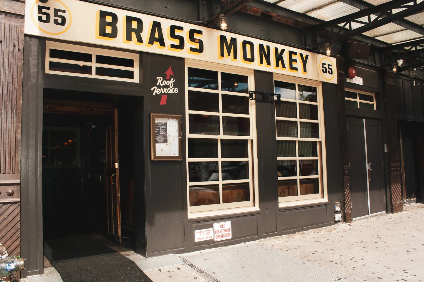 Brass Monkey exterior on the day of the event