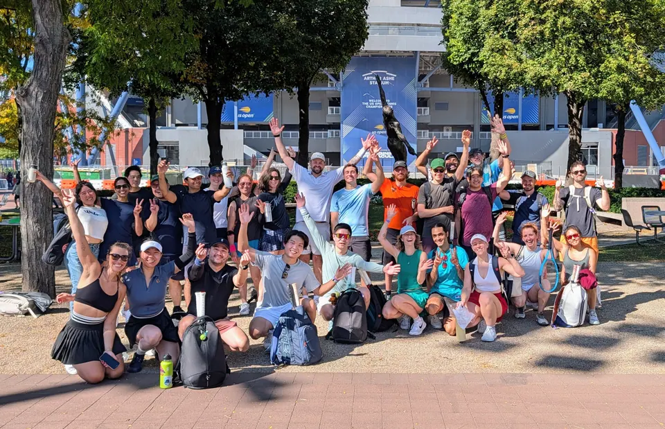 Players at The Saturday Club at Billie Jean King National Tennis Center